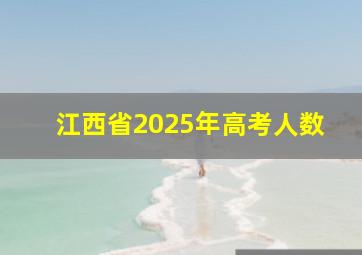 江西省2025年高考人数