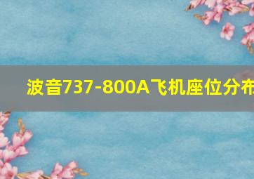 波音737-800A飞机座位分布