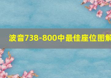 波音738-800中最佳座位图解