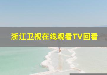 浙江卫视在线观看TV回看