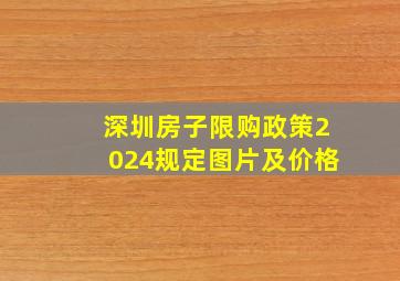 深圳房子限购政策2024规定图片及价格