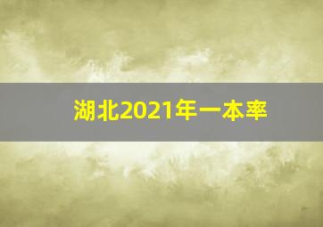 湖北2021年一本率