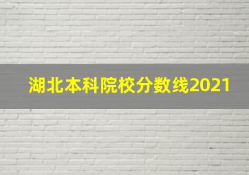 湖北本科院校分数线2021