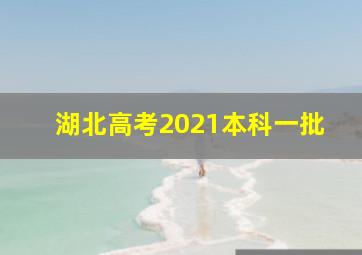 湖北高考2021本科一批