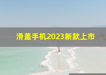 滑盖手机2023新款上市