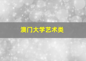 澳门大学艺术类