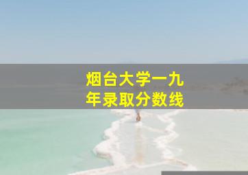 烟台大学一九年录取分数线