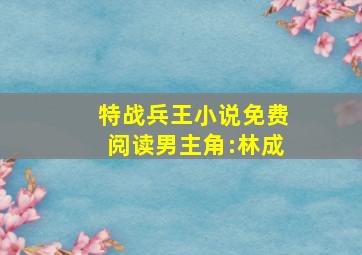 特战兵王小说免费阅读男主角:林成