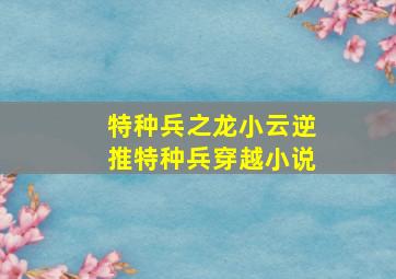 特种兵之龙小云逆推特种兵穿越小说