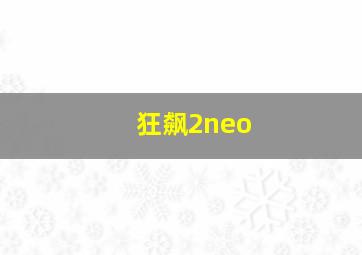 狂飙2neo