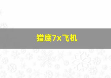 猎鹰7x飞机