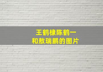 王鹤棣陈鹤一和敖瑞鹏的图片