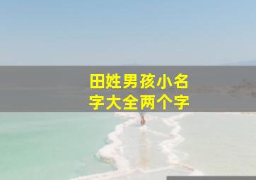 田姓男孩小名字大全两个字