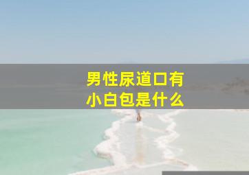 男性尿道口有小白包是什么