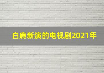 白鹿新演的电视剧2021年