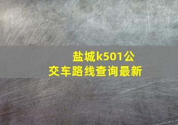 盐城k501公交车路线查询最新