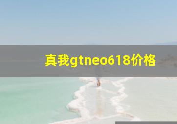 真我gtneo618价格