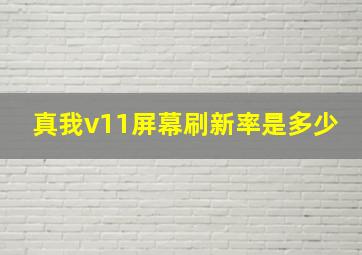 真我v11屏幕刷新率是多少