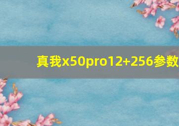 真我x50pro12+256参数