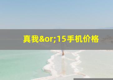 真我∨15手机价格