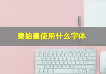 秦始皇使用什么字体