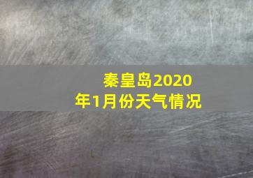 秦皇岛2020年1月份天气情况