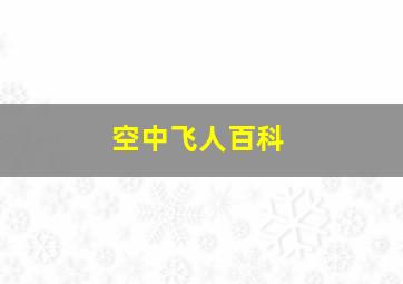 空中飞人百科