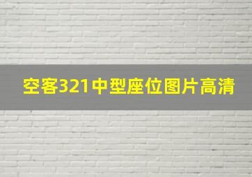 空客321中型座位图片高清