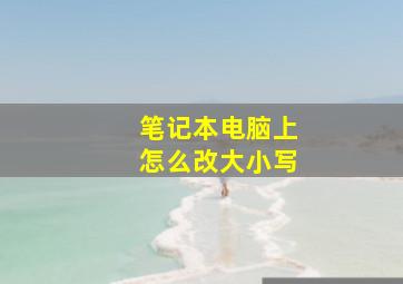 笔记本电脑上怎么改大小写