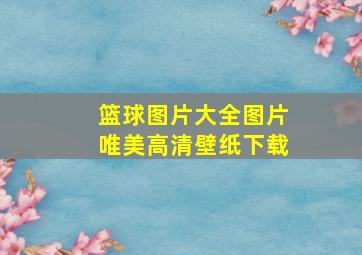 篮球图片大全图片唯美高清壁纸下载