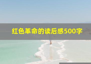 红色革命的读后感500字