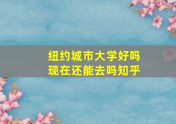 纽约城市大学好吗现在还能去吗知乎