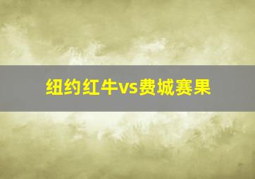 纽约红牛vs费城赛果