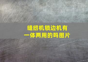 缝纫机锁边机有一体两用的吗图片