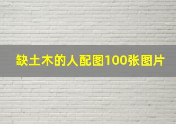 缺土木的人配图100张图片