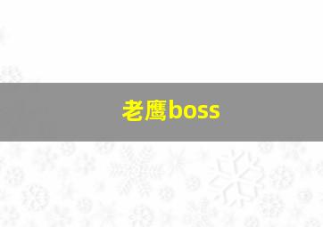 老鹰boss