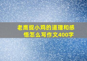 老鹰捉小鸡的道理和感悟怎么写作文400字