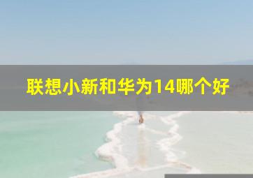 联想小新和华为14哪个好