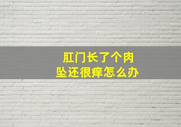 肛门长了个肉坠还很痒怎么办