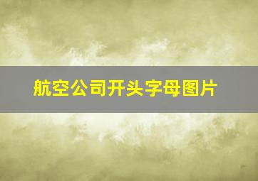 航空公司开头字母图片