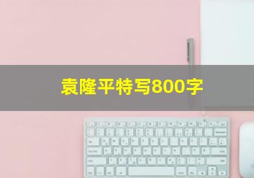 袁隆平特写800字