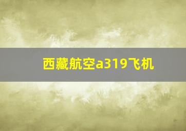 西藏航空a319飞机