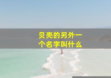 贝壳的另外一个名字叫什么