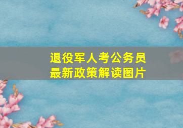 退役军人考公务员最新政策解读图片