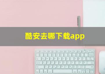 酷安去哪下载app