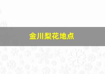 金川梨花地点