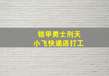 铠甲勇士刑天小飞快递店打工