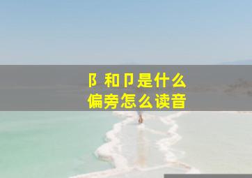 阝和卩是什么偏旁怎么读音