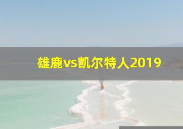 雄鹿vs凯尔特人2019