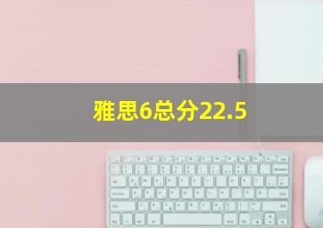 雅思6总分22.5